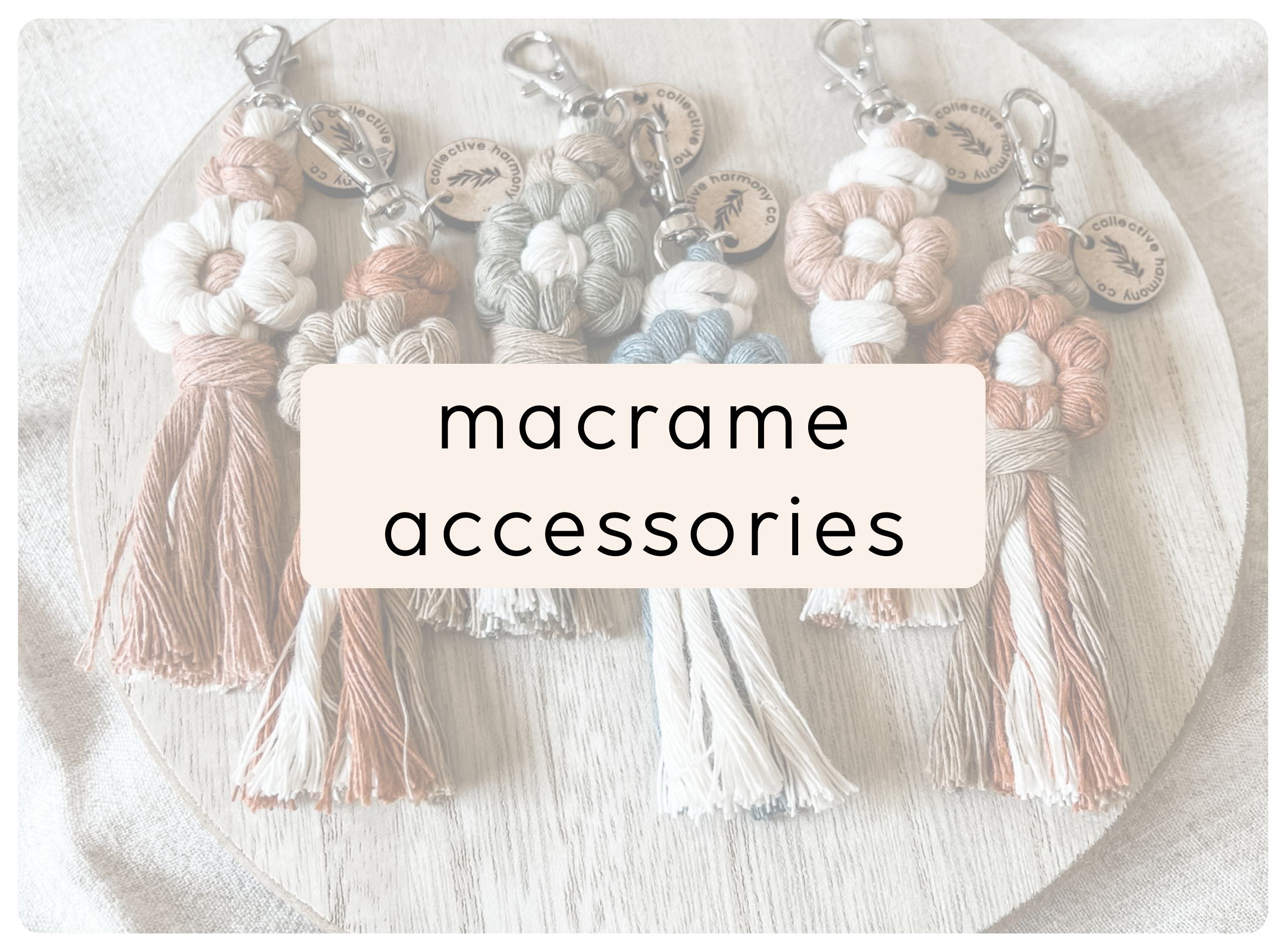Diamond Macrame Keychain, Boho, Bag Charm, Accessory, Woven