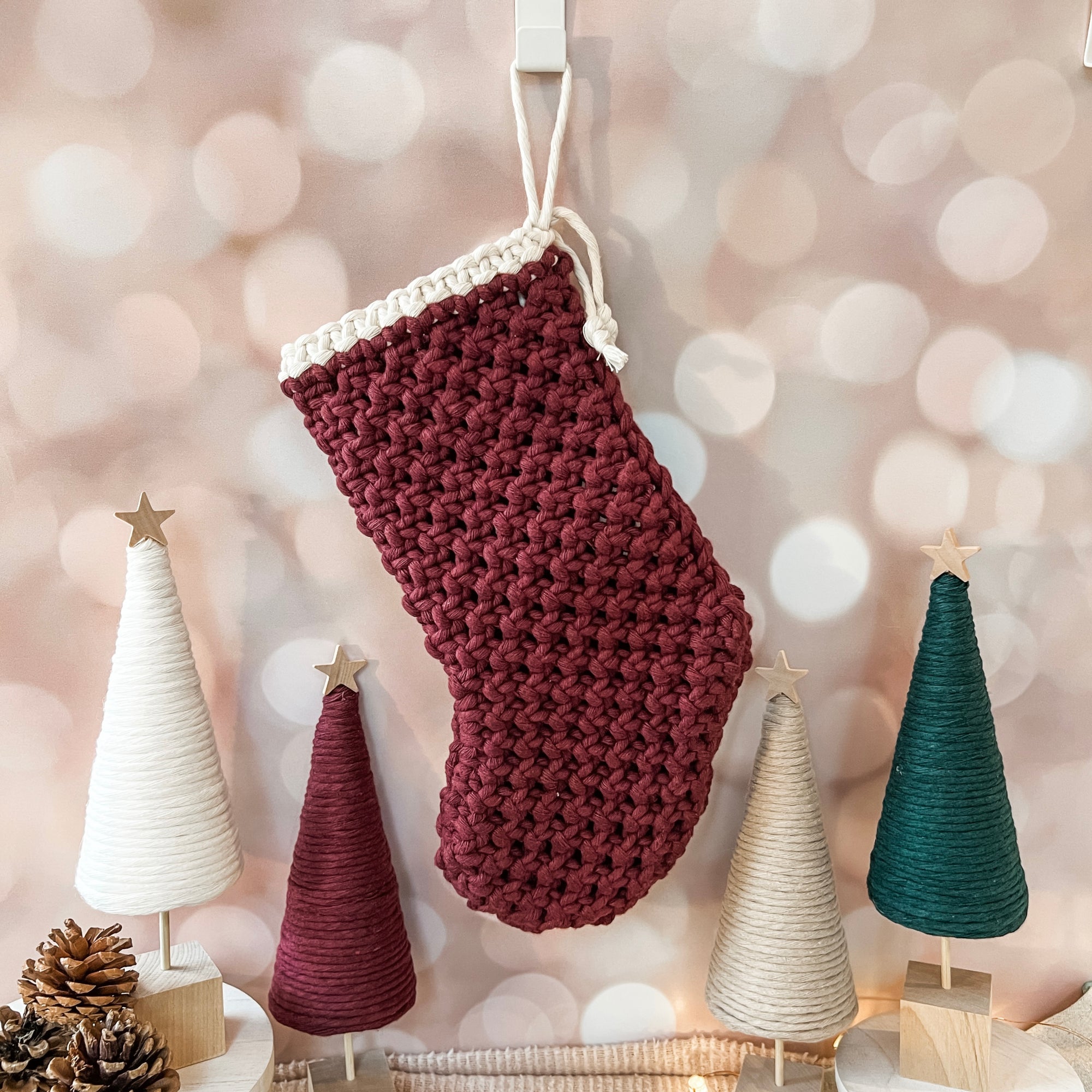 boho stocking