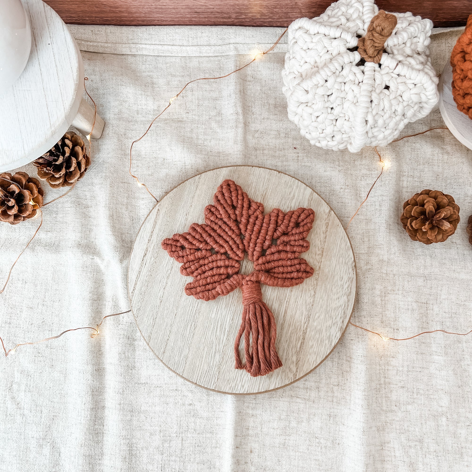 maple leaf coaster