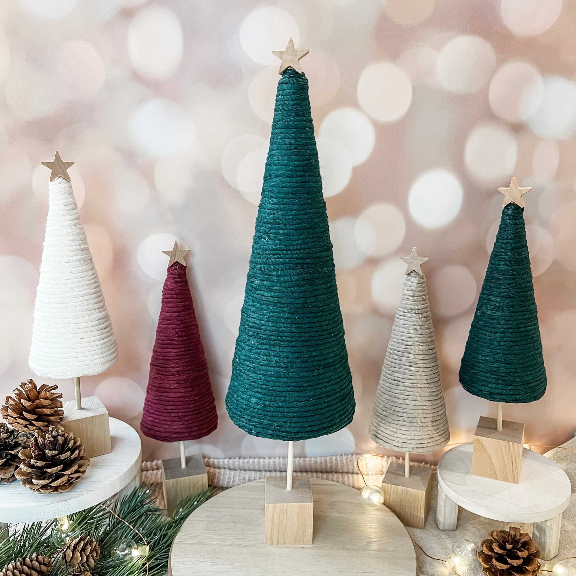 boho christmas tree